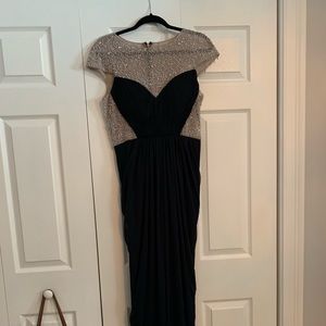 Beaded Xscape long Dress